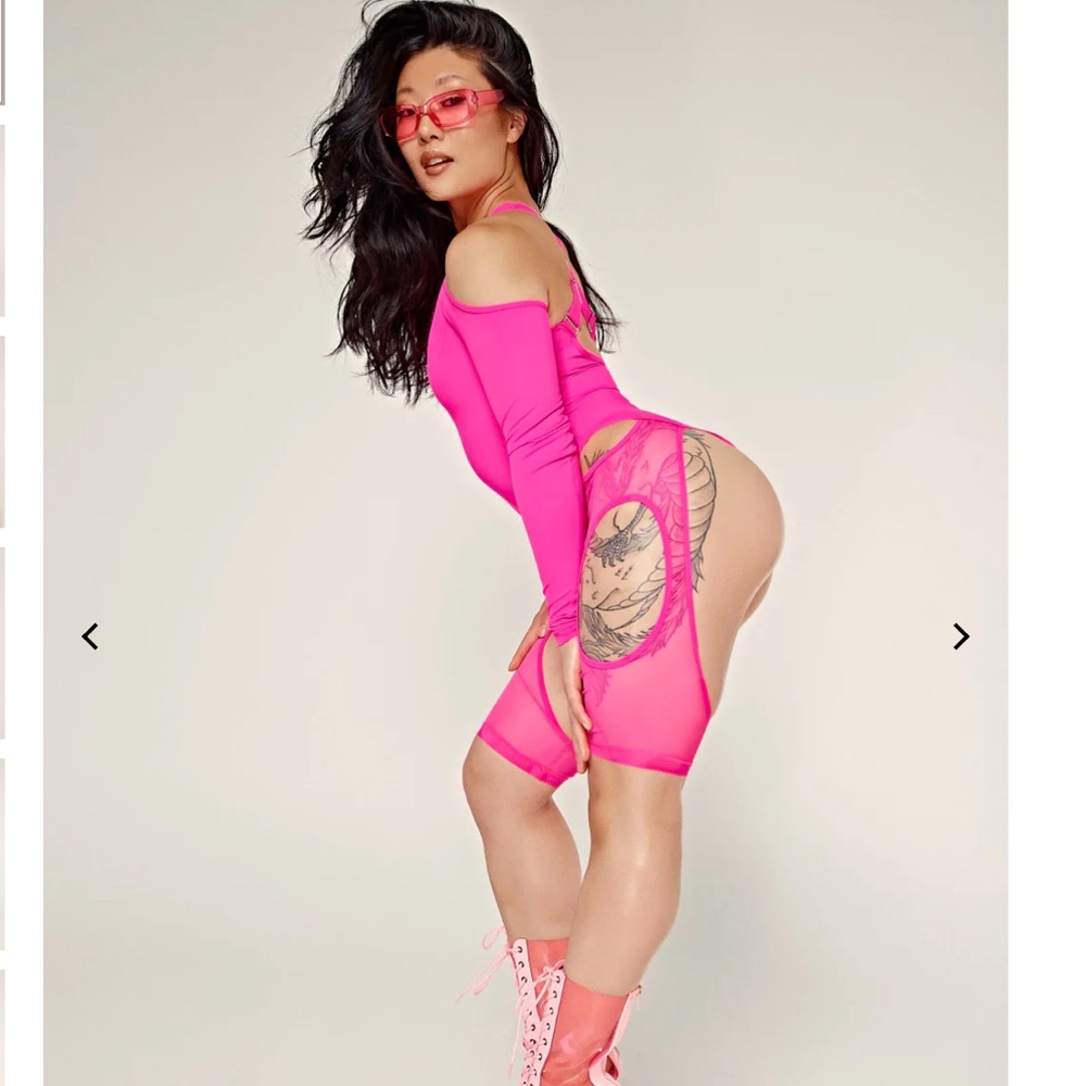 Dollhaus mesh bodysuit XL